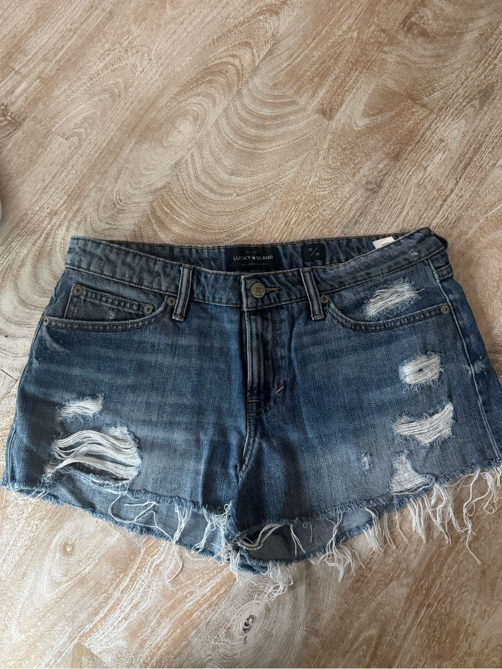 Lucky Brand The Cutoff  denim cut offs